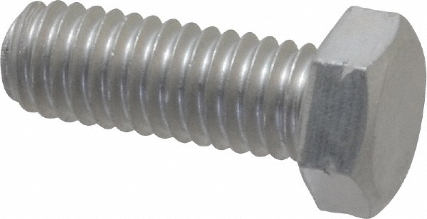 Value Collection 3716CHAL Hex Head Cap Screw: 3/8-16 x 1", Grade 2024T4 Aluminum Image