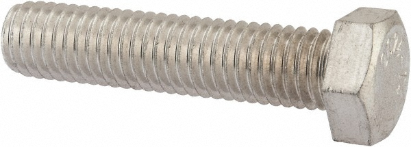 Value Collection 5036CHAL Hex Head Cap Screw: 1/2-13 x 2-1/4", Grade 2024T4 Aluminum Image