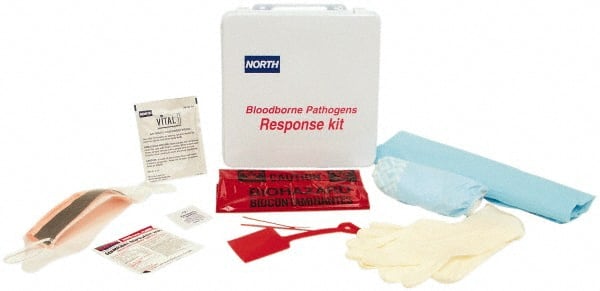 North 127010 15 Piece, 1 Person, Refill for Bloodborne Pathogen Kit 