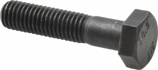 Value Collection 1M1HC0100045CP Hex Head Cap Screw: M10 x 1.50 x 45 mm, Grade 10.9 Steel, Black Oxide Finish Image