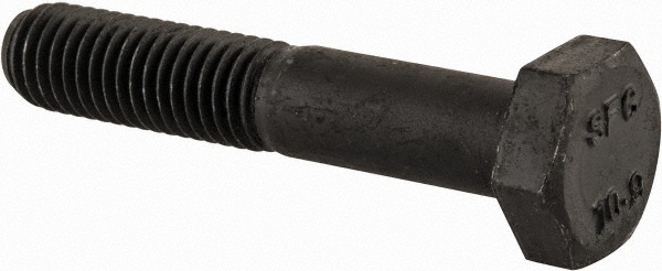 Value Collection 461146PS Hex Head Cap Screw: M10 x 1.50 x 55 mm, Grade 10.9 Steel, Uncoated Image