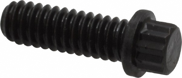 Value Collection 701038MSC Smooth Flange Bolt: 1/4-20 UNC, 3/4" Length Under Head, Fully Threaded Image