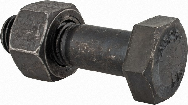 Hex Head Bolt: 3/4-10, 2-3/4" Length Under Head, Steel, Grade A325