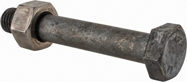 Hex Head Bolt: 3/4-10, 5" Length Under Head, Steel, Grade A325