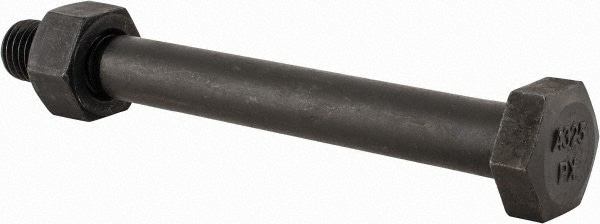 Hex Head Bolt: 3/4-10, 7" Length Under Head, Steel, Grade A325