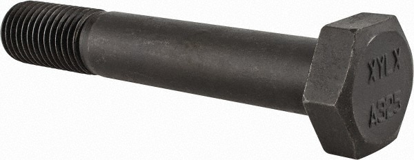 Hex Head Bolt: 1-8, 6" Length Under Head, Steel, Grade A325