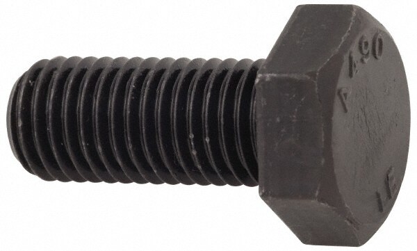 Hex Head Bolt: 3/4-10, 2-1/4" Length Under Head, Steel, Grade A307