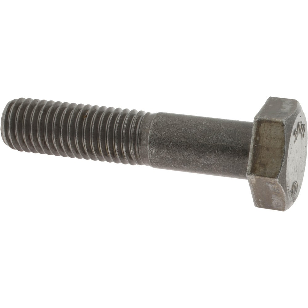 Hex Head Bolt: 5/8-11, 3" Length Under Head, Steel, Grade A307