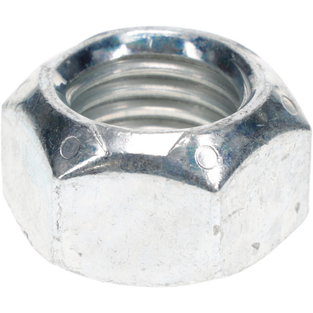 Value Collection - Hex Lock Nut: Distorted Thread, 1-8, Grade C Steel ...