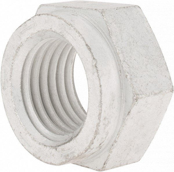 Value Collection SCLN150CC Hex Lock Nut: Distorted Thread, 1-1/2-6, Grade C Steel, Cadmium Clear-Plated Image