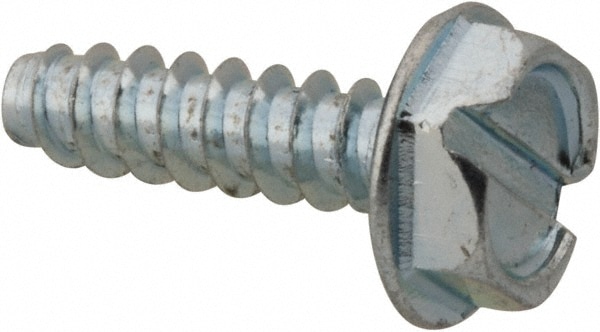 Value Collection HWTB0060050CZ Sheet Metal Screw: #6, Hex Washer Head, Slotted Image