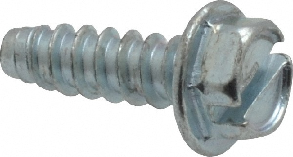 Value Collection HWTB0080050CZ Sheet Metal Screw: #8, Hex Washer Head, Slotted Image