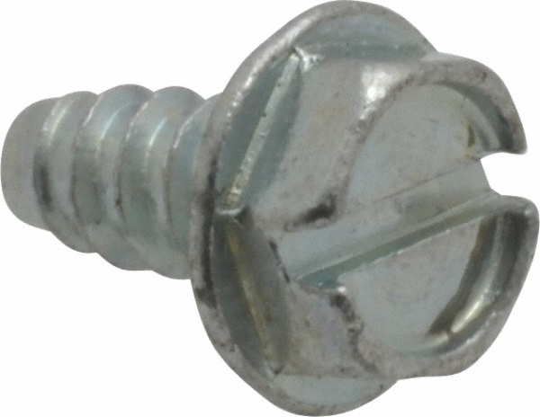 Value Collection HWTB0100038CZ Sheet Metal Screw: #10, Hex Washer Head, Slotted Image