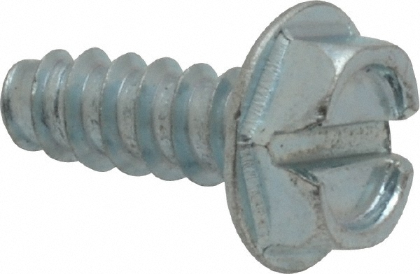 Value Collection HWTB0100050CZ Sheet Metal Screw: #10, Hex Washer Head, Slotted Image