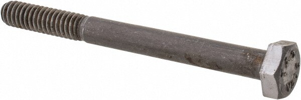 Hex Head Bolt: 1/4-20, 2-3/4" Length Under Head, Steel, Grade 2