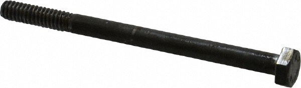 Hex Head Bolt: 1/4-20, 3-1/2" Length Under Head, Steel, Grade 2
