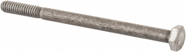 Hex Head Bolt: 1/4-20, 3-3/4" Length Under Head, Steel, Grade 2