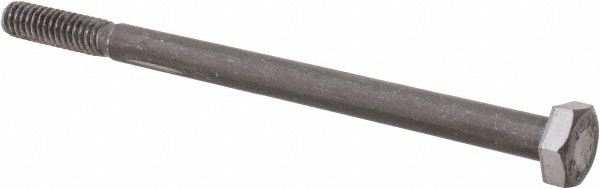 Value Collection LCSA0250400CP Hex Head Bolt: 1/4-20, 4" Length Under Head, Steel, Grade 2 Image