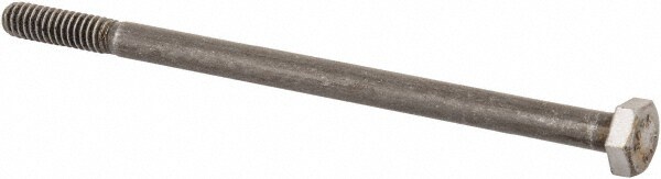 Hex Head Bolt: 1/4-20, 4-1/2" Length Under Head, Steel, Grade 2