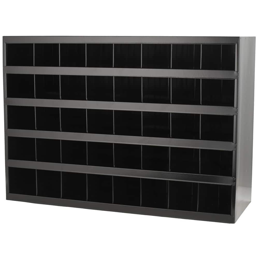 Bin Shelving; Bin Shelving Type: Bin Shelving Unit with Openings ; Shelf Construction: Solid ; Shelf Type: Fixed ; Assembled: Yes ; Shelf Color: Gray ; Overall Depth (Inch): 11-15/16