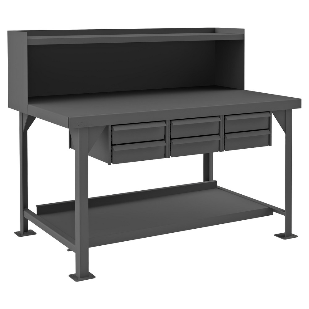 Durham Stationary Work Benches, Tables; Bench Style HeavyDuty Work