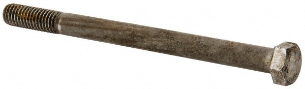 Value Collection LCSA0380500CP Hex Head Bolt: 3/8-16, 5" Length Under Head, Steel, Grade 2 Image