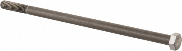 Value Collection LCSA0380800CP Hex Head Bolt: 3/8-16, 8" Length Under Head, Steel, Grade 2 Image