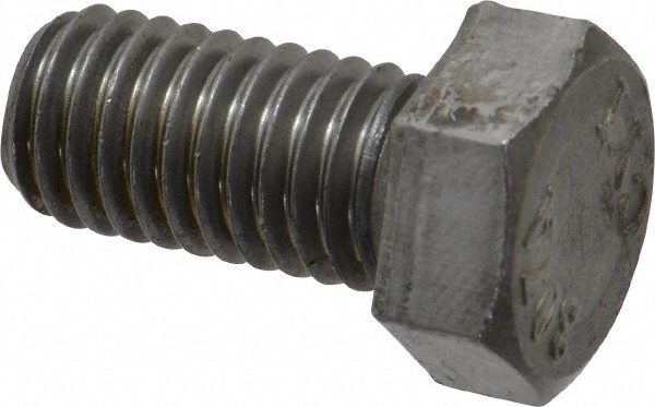 Value Collection LCSA0500100CP Hex Head Bolt: 1/2-13, 1" Length Under Head, Steel, Grade 2 Image