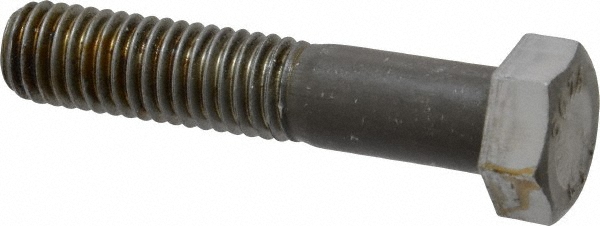 Value Collection LCSA0500250CP Hex Head Bolt: 1/2-13, 2-1/2" Length Under Head, Steel, Grade 2 Image