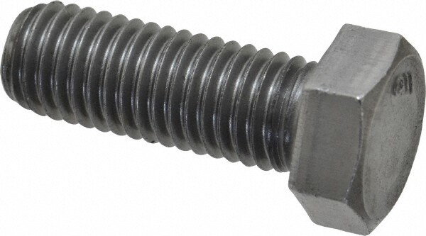 Hex Head Cap Screw: 5/8-11 x 1-3/4", Grade 2 Steel, Uncoated