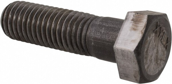 Hex Head Cap Screw: 5/8-11 x 2-1/4", Grade 2 Steel, Uncoated
