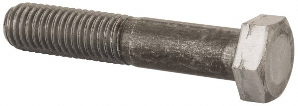 Hex Head Cap Screw: 5/8-11 x 3-1/4", Grade 2 Steel, Uncoated