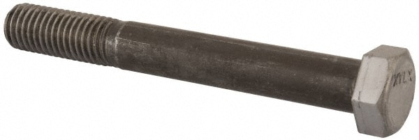 Hex Head Cap Screw: 5/8-11 x 5", Grade 2 Steel, Uncoated