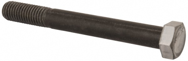 Hex Head Cap Screw: 5/8-11 x 5-1/2", Grade 2 Steel, Uncoated