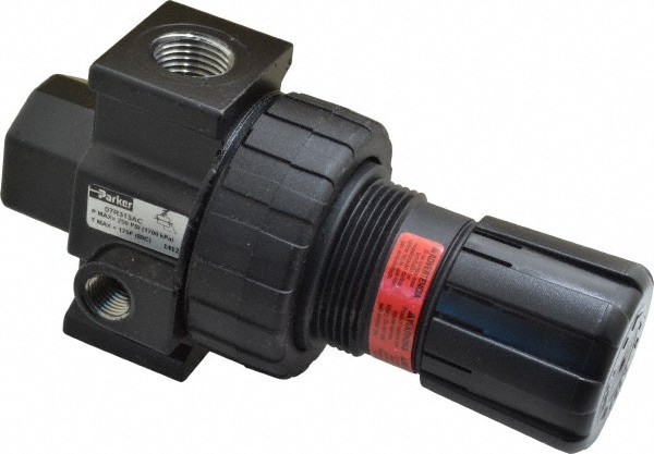 Parker 07R313AC Compressed Air Regulator: 1/2" NPT, 250 Max psi, Standard Image