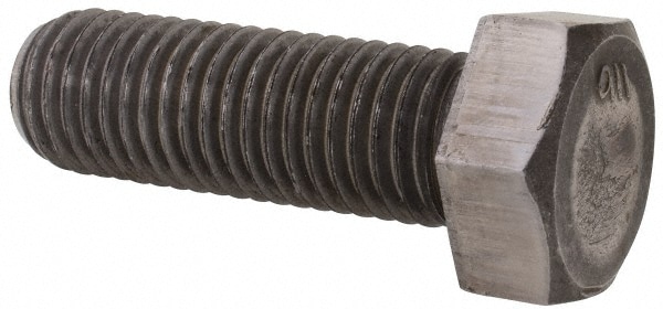 Hex Head Cap Screw: 3/4-10 x 2-1/4", Grade 2 Steel, Uncoated