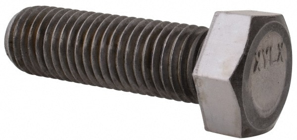 Hex Head Cap Screw: 3/4-10 x 2-1/2", Grade 2 Steel, Uncoated
