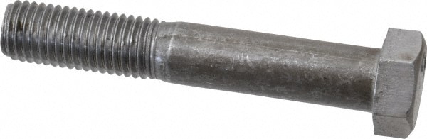 Hex Head Cap Screw: 3/4-10 x 4-1/2", Grade 2 Steel, Uncoated