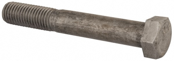 Hex Head Cap Screw: 3/4-10 x 5", Grade 2 Steel, Uncoated