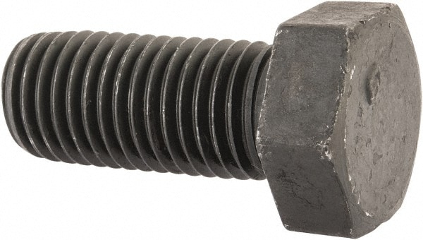 Hex Head Cap Screw: 7/8-9 x 2", Grade 2 Steel, Uncoated