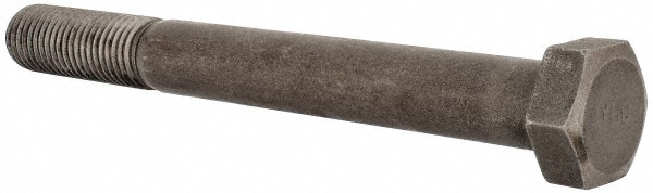 Hex Head Cap Screw: 7/8-9 x 8", Grade 2 Steel, Uncoated