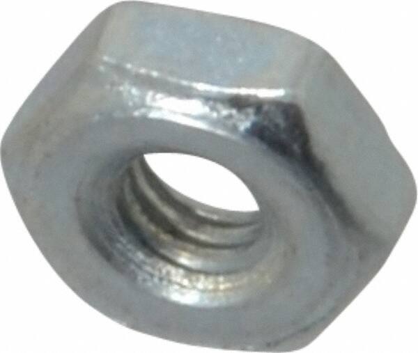 200 #4-48 Hex Machine Screw Nuts Steel Zinc Plated 