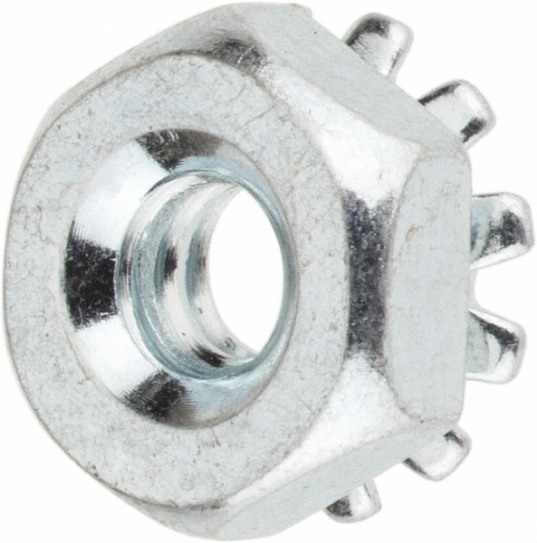 Hex Nuts With Lock Washers
