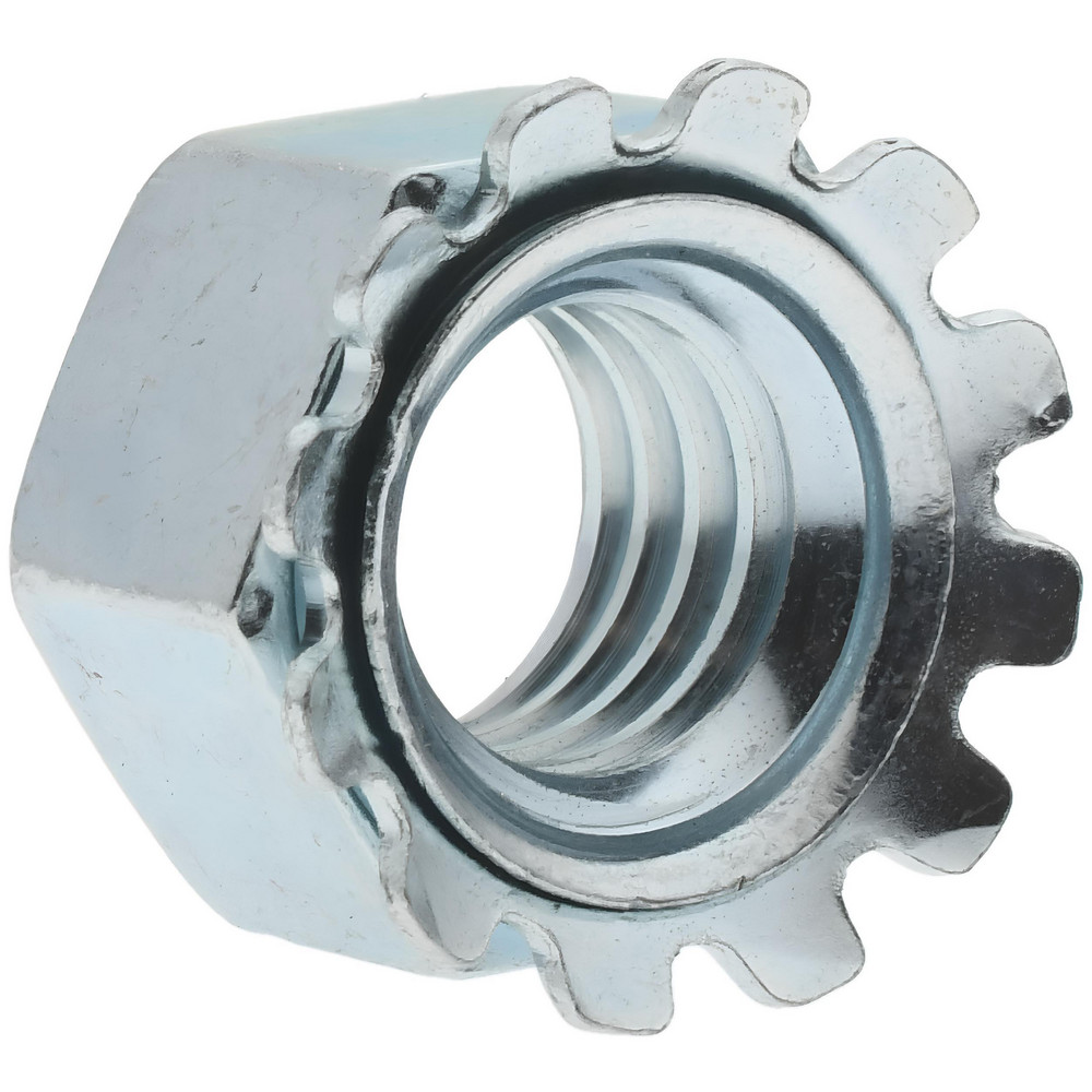 Value Collection 3/816, Zinc Plated, Steel KLock Hex Nut with