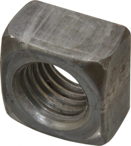 75 5/8"-11 Regular Square Nut Coarse Thread Unplated Plain Finish Steel 