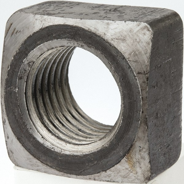 1-1/8-7 Steel Square Nut