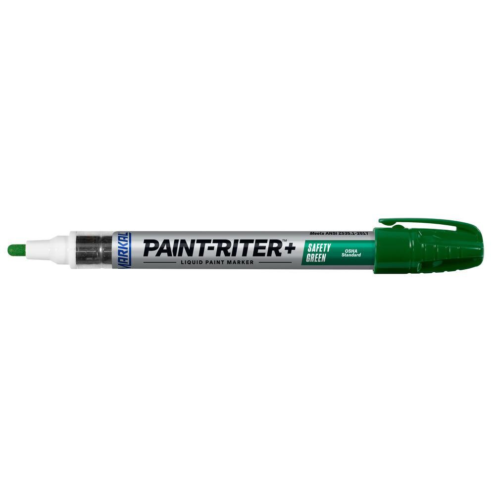 Liquid Paint Marker in OSHA and ANSI safety colors.