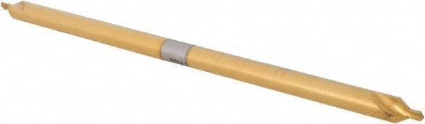 Combo Drill & Countersink: #3, 1/4" Body Dia, 1180, High Speed Steel