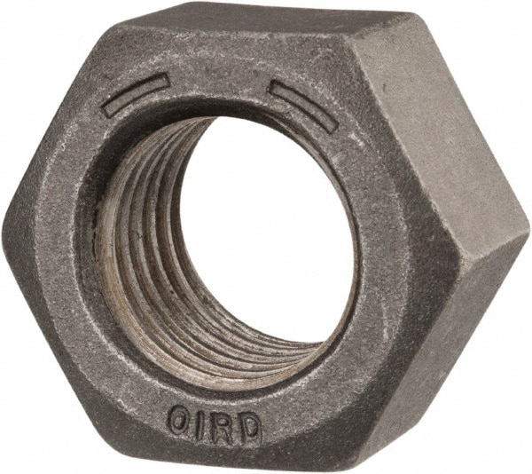 1-1/8 - 7 UNC Steel Right Hand Hex Nut