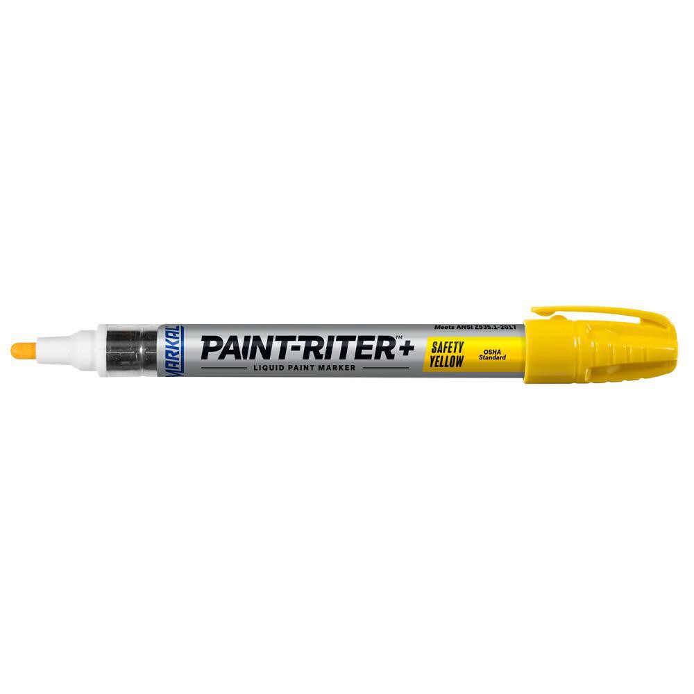 Liquid Paint Marker in OSHA and ANSI safety colors.